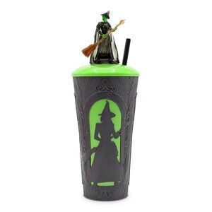 Wicked Musical Movie Ariana grande Official AMC elphaba black green cup straw